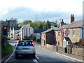 Lea crossroads and stone cottages