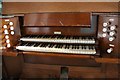 TF0927 : Organ console, St Andrew's church, Rippingale by J.Hannan-Briggs