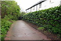 Willen Lane footpath towards the canal