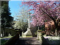 Chesterfield churchyard in the spring