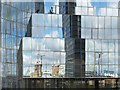 TQ3280 : Riverside reflections, No. 1 London Bridge by Robin Drayton
