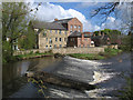 Morpeth - weir on River Wansbeck