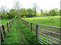 Footpath to Hundon Thicks Farm