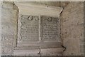 TF0135 : Memorial to Alice and Richard Torry, St Margaret's church, Braceby by J.Hannan-Briggs