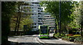TQ3365 : Tram in Addiscombe Road, Croydon by Peter Trimming