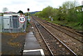 A view from the east end of platform 2, Caerphilly railway station
