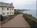 Approaching Budleigh Salterton