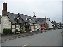 SO3149 : Part of Eardisley village, Herefordshire by Jeremy Bolwell