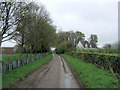 Barley Hill - lane south of Fulford Farm