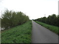 Cycle track beside the River Dee