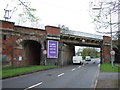 Railway bridge over North Parade (B1174)