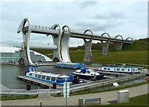 NS8580 : The Falkirk Wheel by Mary and Angus Hogg