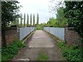 Bridge over railway line off Leam Road