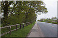 The road past Charley Wood