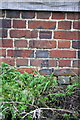 Benchmark on Manor Farm barn