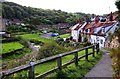 Footpath to cottages in the old village