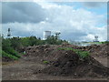 Compost site and gas turbine power plant