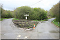 Road Junction on a wet day