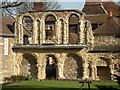 The Chapter House ruins at Rochester Cathedral