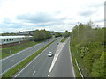 The A467 near Rogerstone, looking north-west