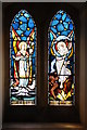 Stained-glass window, Michaelchurch-on-Arrow