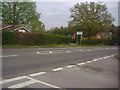 Odiham Road overlooking Riseley Memorial Hall