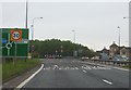 Approaching Lyde Green Roundabout