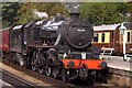 Steam locomotive in Grosmont Station