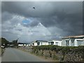 Holiday caravans on Beach Road in Sand