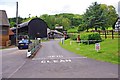 SO7263 : Looking towards the start point of the Shelsley Walsh Hill Climb, Shelsley Walsh by P L Chadwick