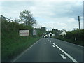 Nantgaredig village boundary sign