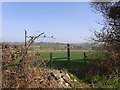 Towards the point-to-point course at Sandywell Park,  Andoversford