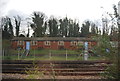 Trackside building south of Redhill Station