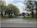 The entrance to the housing estate at DSDA Longtown