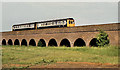 SU9678 : Railway viaduct, Eton by Albert Bridge