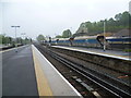 Cement wagons next to Purley station