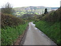 Heading down towards Carrog