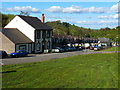 Wheatsheaf Inn and terrace of houses, Cwmynyscoy