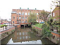 Stream - viewed from Leicester Road