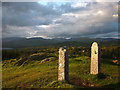 SD4096 : Stone posts on the top of Brant Fell by Karl and Ali