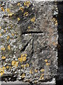 Benchmark at Eglwys Sant Tegfan, Llandegfan