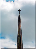 TQ2995 : New Spire and Cross, St Thomas's Church, London N14 by Christine Matthews