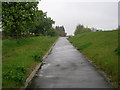 Cycle path towards Stowmarket