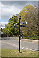 Fingerpost sign, Udny Green