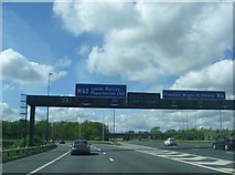 SJ6292 : Junction 21a on the M6 by Anthony Parkes
