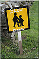 A sign by the minor road at Whitelee