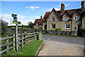 Circular Walk and houses on the edge of Lower Weald