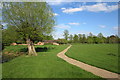 Path in the park towards Wolverton