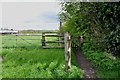 Footpath at the end of Dove Walk