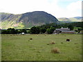 Lanthwaite Green Farm and car park